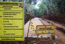 Rekonstruksi Jalan Depan RRI Sendawar menuju SMK Negeri 2 Mulai Dikerjakan
