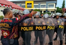 Sat Samapta Polres Kubar Tingkatkan Kesiapsiagaan Pengamanan Aksi Massa