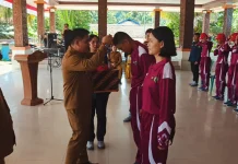 Dua Puluh Lima Pelajar Ikuti Pusdiklat Paskibraka Mahulu 2026