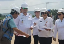 Pemkab Mahulu Pantau Progres Pembangunan Rumah Sakit PHTC GSM