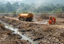Warga Usul Pemetaan Sumber Air Hadapi Ancaman Kebakaran