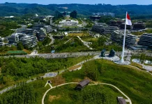 Progres Pembangunan Gedung Mahkamah Konstitusi IKN Hampir 50 Persen