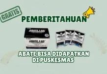 Masyarakat Kubar yang Memerlukan Abate, Tersedia Gratis di Puskesmas