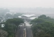 Jalur Udara Kutai Barat Kembali Diselimuti Asap Pekat