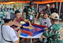 Sambut HUT ke-81 TNI, Kodim 0912 Kubar Sukses Gelar Turnamen Domino ORADO