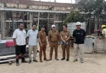 Sidak SDN 004 Melak, Wabup Kubar Pastikan Pembangunan Sesuai Standar
