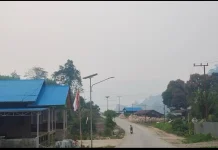 Asap Karhutla Ganggu Jarak Pandang Warga di Ujoh Bilang