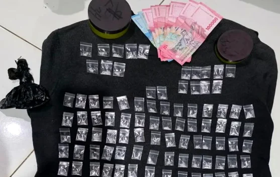 Polda Kaltim Gagalkan Peredaran 207 Poket Sabu di Kutai Barat