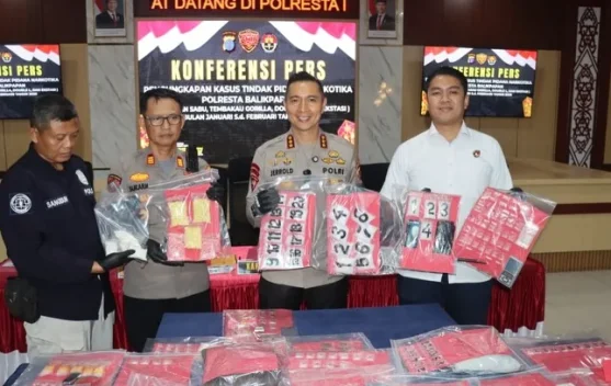 Polresta Balikpapan Ungkap 44 Kasus Narkoba, Sejumlah Pelaku Didominasi Gen Z