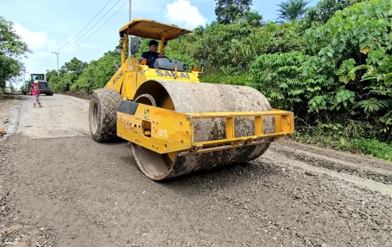 Total Anggaran Perbaikan Jalan Nasional di Kubar Capai Rp452 Miliar