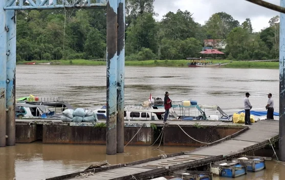Arus Mudik di Pelabuhan Tering Masih Sepi jelang Idulfitri 1447 H