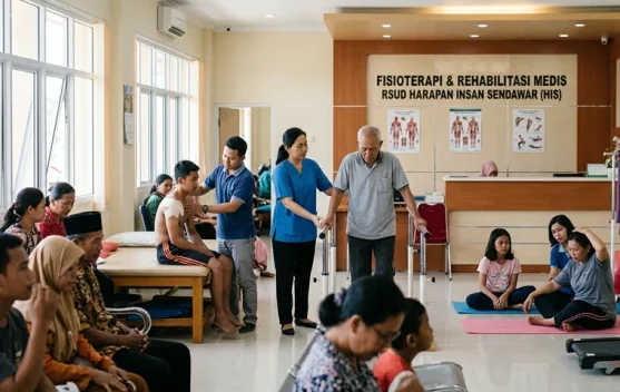 Kunjungan Pasien Fisioterapi di RSUD HIS Kubar Cukup Tinggi