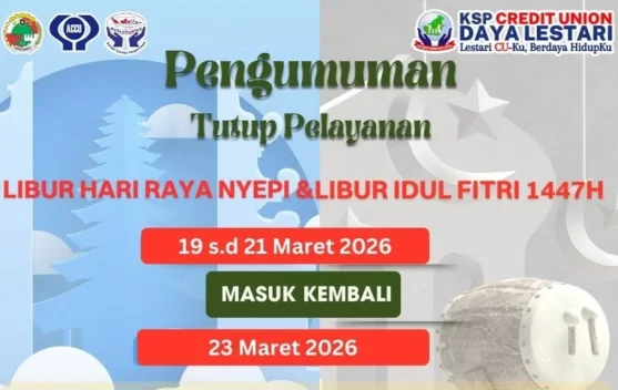 Libur Nyepi-Lebaran, CU Daya Lestari Arahkan Anggota Bayar lewat Aplikasi