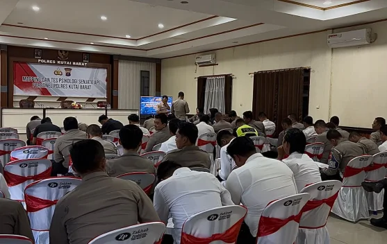Polres Kutai Barat Gelar Tes Psikologi Senpi dan Konseling Personel