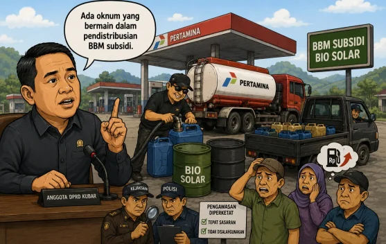 DPRD Kubar Soroti Dugaan Oknum Bermain dalam Pendistribusian BBM Subsidi