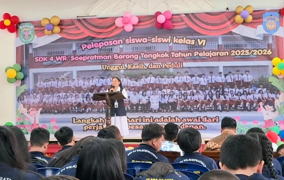 SDK 4 WR Soepratman Lepas Siswa Kelas VI, Kelulusan 100 Persen