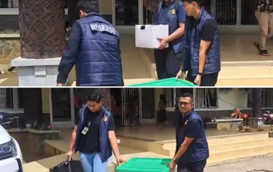 Polisi Geledah Kantor BPBD Kubar, Sita Dokumen Terkait Anggaran 2024