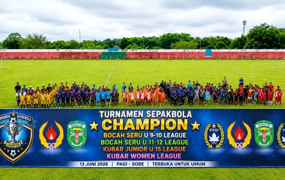 PSSI Kubar Gelar Empat Liga Sekaligus, Libatkan 45 SSB dengan 233 Pertandingan