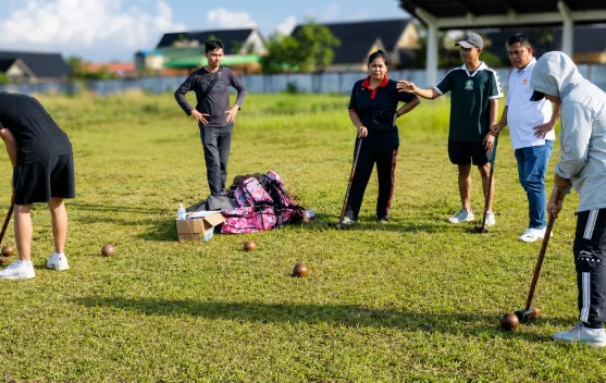 Bidik Emas, Woodball Kubar Terus Matangkan Persiapan menuju Porprov Paser