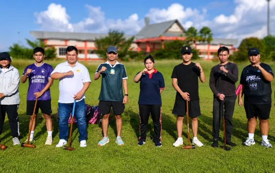 Latihan di Rumput Liar, Atlet Woodball Kubar Pantang Menyerah Demi Medali Porprov