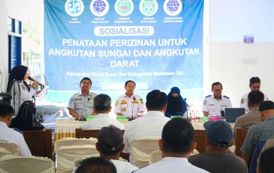 Dishub Kubar Dorong Pelaku Usaha Transportasi Tertib Perizinan