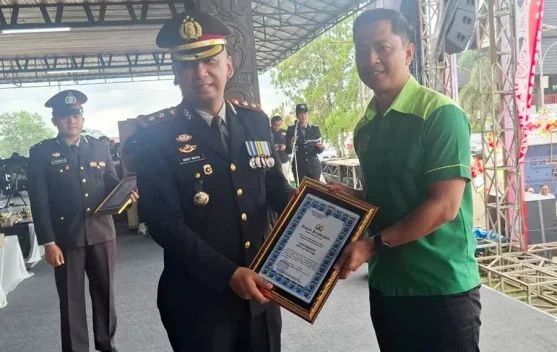 Layung Farm Terima Penghargaan dari Polres Kutai Barat pada HUT Bhayangkara