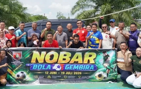 Bupati Kubar Nobar Piala Dunia Bersama Warga, Perkuat Kebersamaan