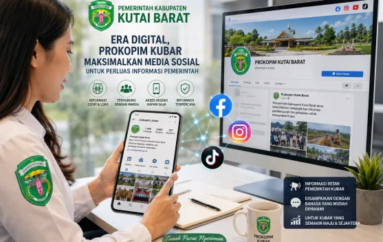 Prokopim Kubar Maksimalkan Media Sosial untuk Perluas Informasi Pemerintah
