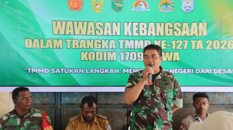 TMMD TNI Hadirkan Semangat Kebangsaan di Kampung Rembai