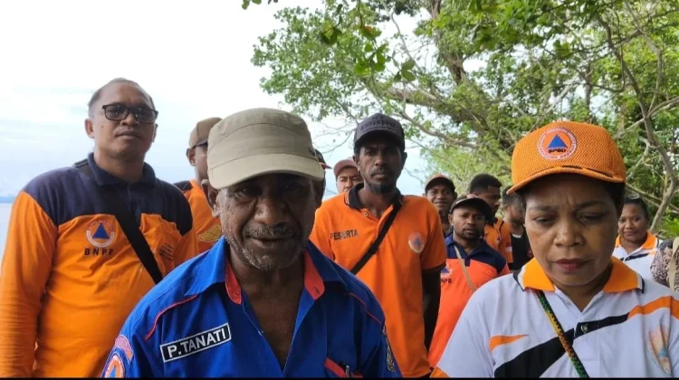 BPBD Waropen Ajak Warga Jaga Pantai Ronggaiwa