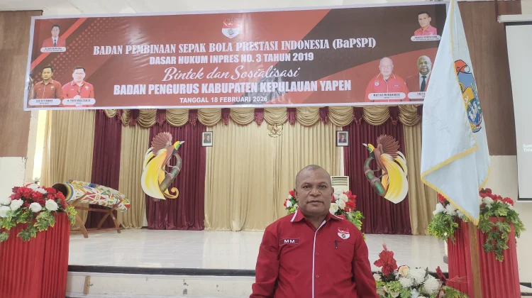 Sekjen BAPSPI Hadir, Sepak Bola Serui Siap Bangkit
