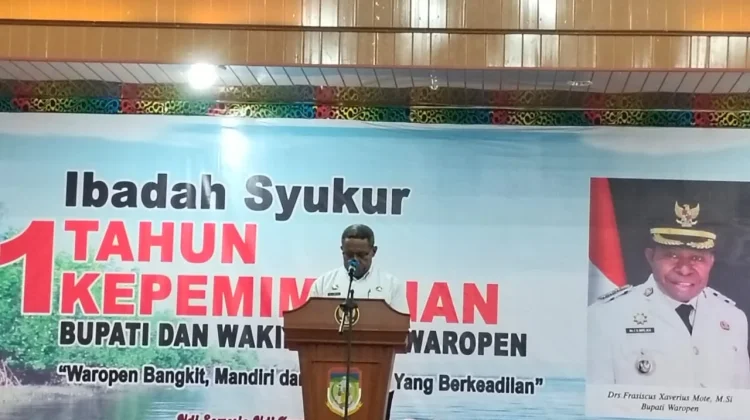365 Hari Kepemimpinan Waropen Jalankan Program Prioritas