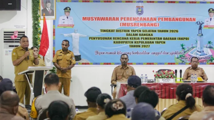 105 Usulan Dibahas di Musrenbang Distrik Yapen Selatan