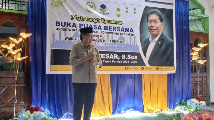Anggota DPR RI Tonny Tesar Gelar Buka Puasa Bersama