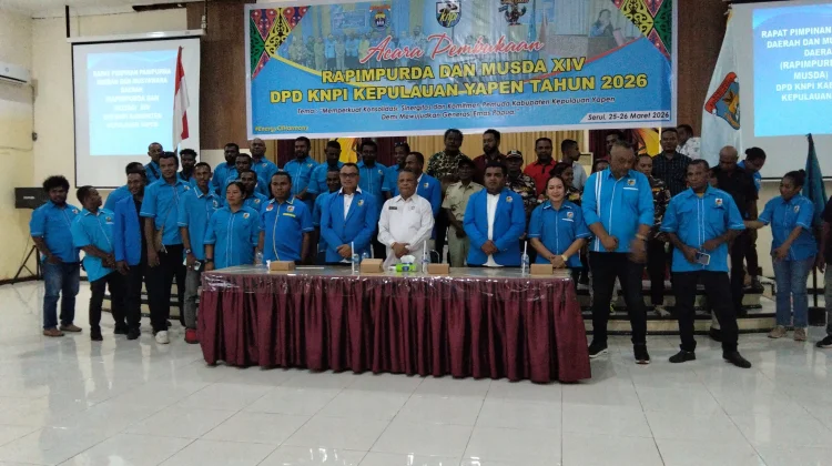 Rapimpurda dan Musda KNPI Yapen di hadiri KNPI Provinsi