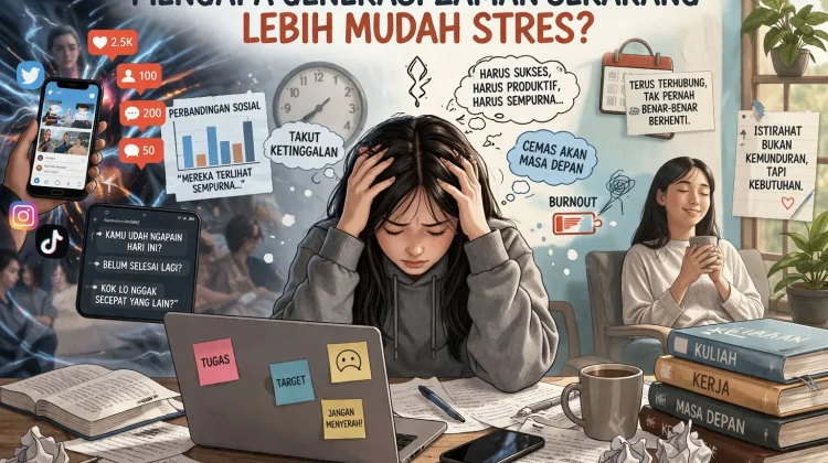 Mengapa Generasi Zaman Sekarang Lebih Mudah Stres?