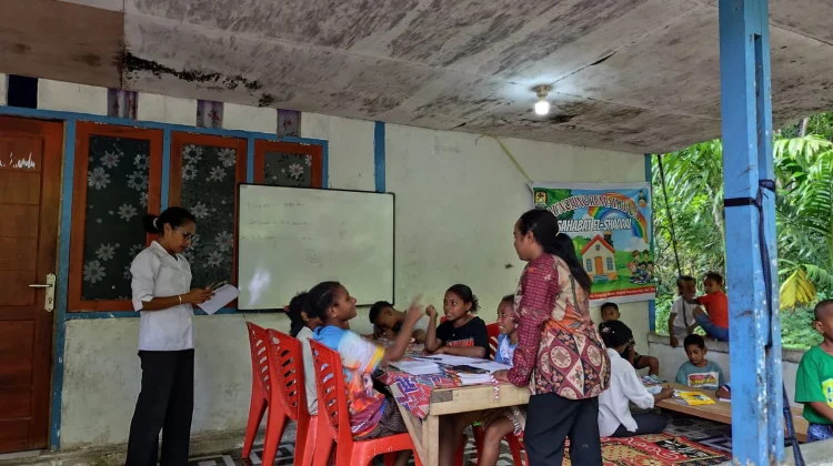 Sebulan Berdiri, Rumah Baca El-Shaddai Mengajar 32 Anak Calistung