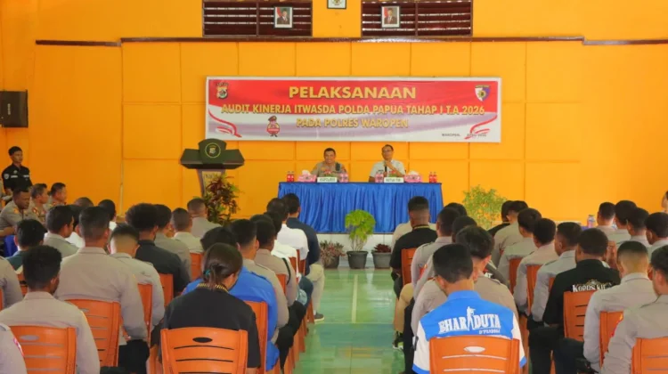 Itwasda Polda Papua Gelar Audit Kinerja Tahap I Polres Waropen