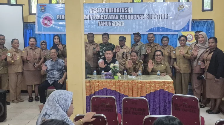 DP2KB Yapen Evaluasi Program Stunting lewat Aksi Konvergensi