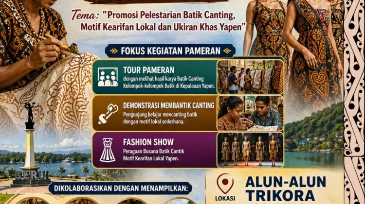 Pameran Batik dan Canting Gelar di Yapen