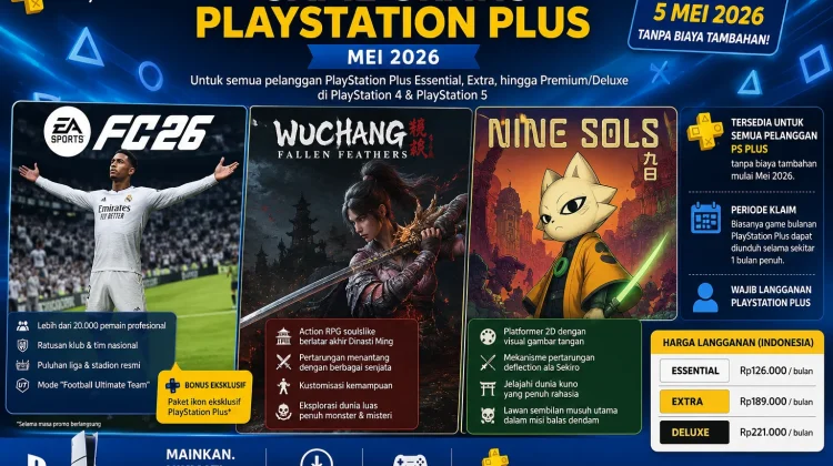 Sony Umumkan Deretan Game Gratis PlayStation Mei 2026