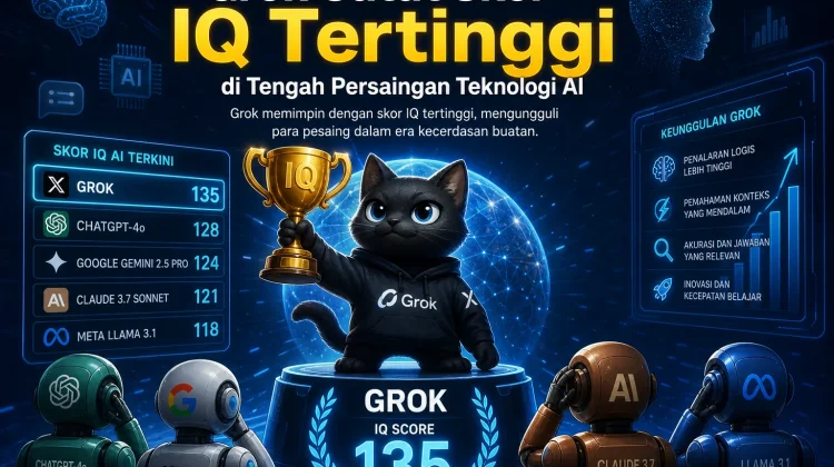 Grok Catat Skor IQ Tertinggi di tengah Persaingan Teknologi AI