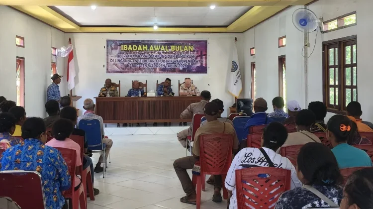 Penertiban Pedagang Jalan Poros Waren Waropen Demi Keselamatan Bersama