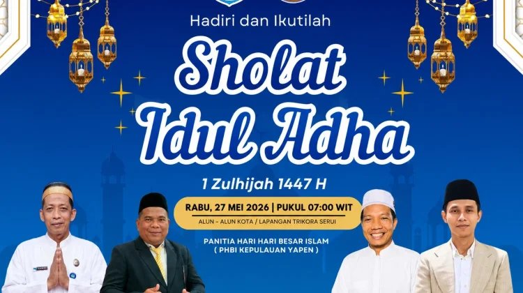 PHBI Kepulauan Yapen Tetapkan Jadwal Persiapan dan Pelaksanaan Iduladha 1447 H