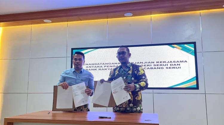 BRI Cabang Serui dan PN Serui Jalin Kerjasama Perbankan