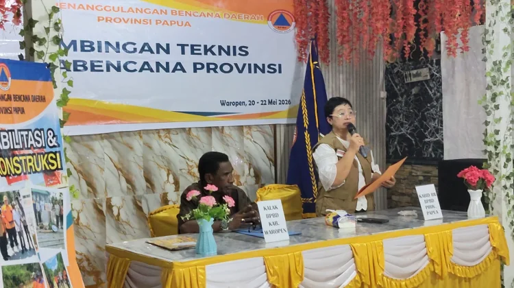 Apresiasi Peserta Bimtek Pascabencana Waropen Penuh Disiplin dan Konsentrasi