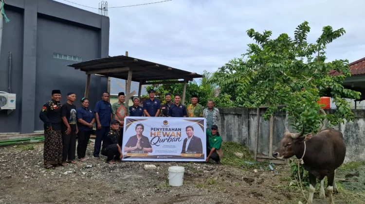 Anggota DPR RI Tonny Tesar Salurkan Bantuan Hewan Qurban untuk PCNU Yapen