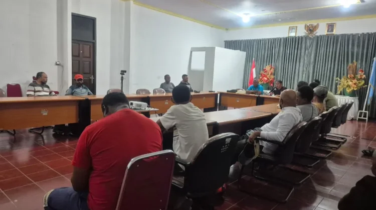 ASN Pertanian Yapen dan Pemkab Gelar Pertemuan Penyelesaian
