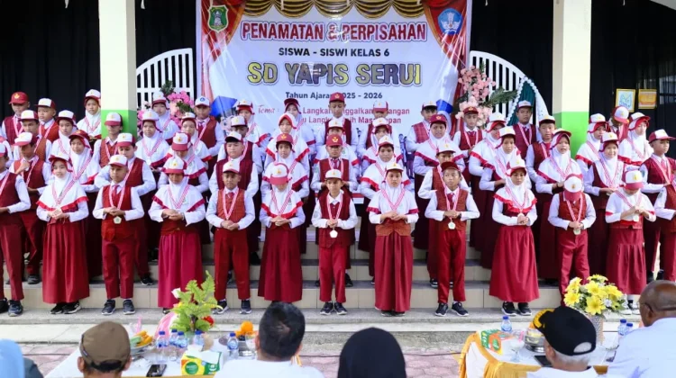 SD YAPIS Serui Gelar Penamatan dan Perpisahan Siswa Kelas VI Tahun 2026