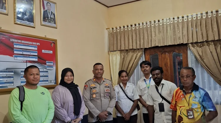 Perkuat Sinergi  Kabag Ops Polres Yapen Gelar Silaturahmi Bersama Wartawan